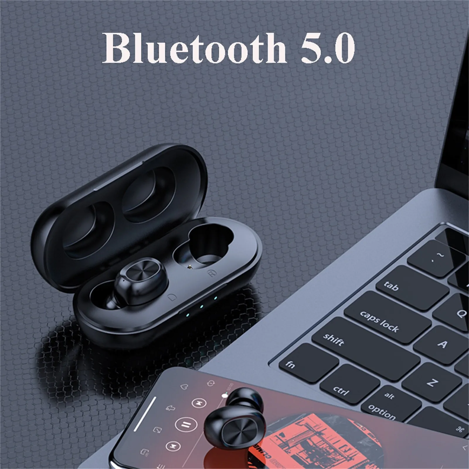 

Earphones Earbuds TWSWireless Waterproof In-Ear Headset Mini Earbuds B5 Bluetooth Bluetooth Headset Dl529302