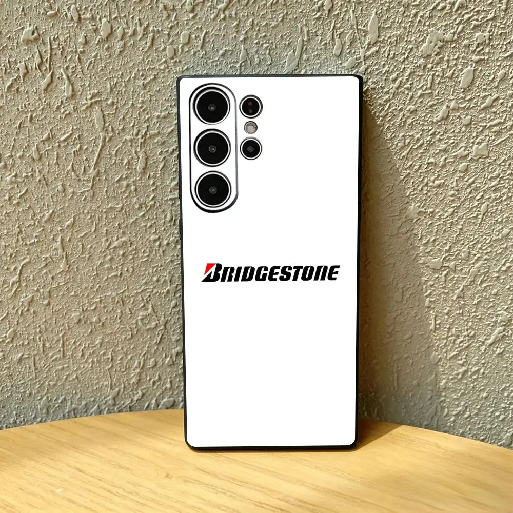 Фото Крутой чехол для телефона с дизайном шин Bridgestone для Samsung Galaxy S26 S25 S24 S23 S22 S21 Plus Ultra Fold, мягкий, черный. №5