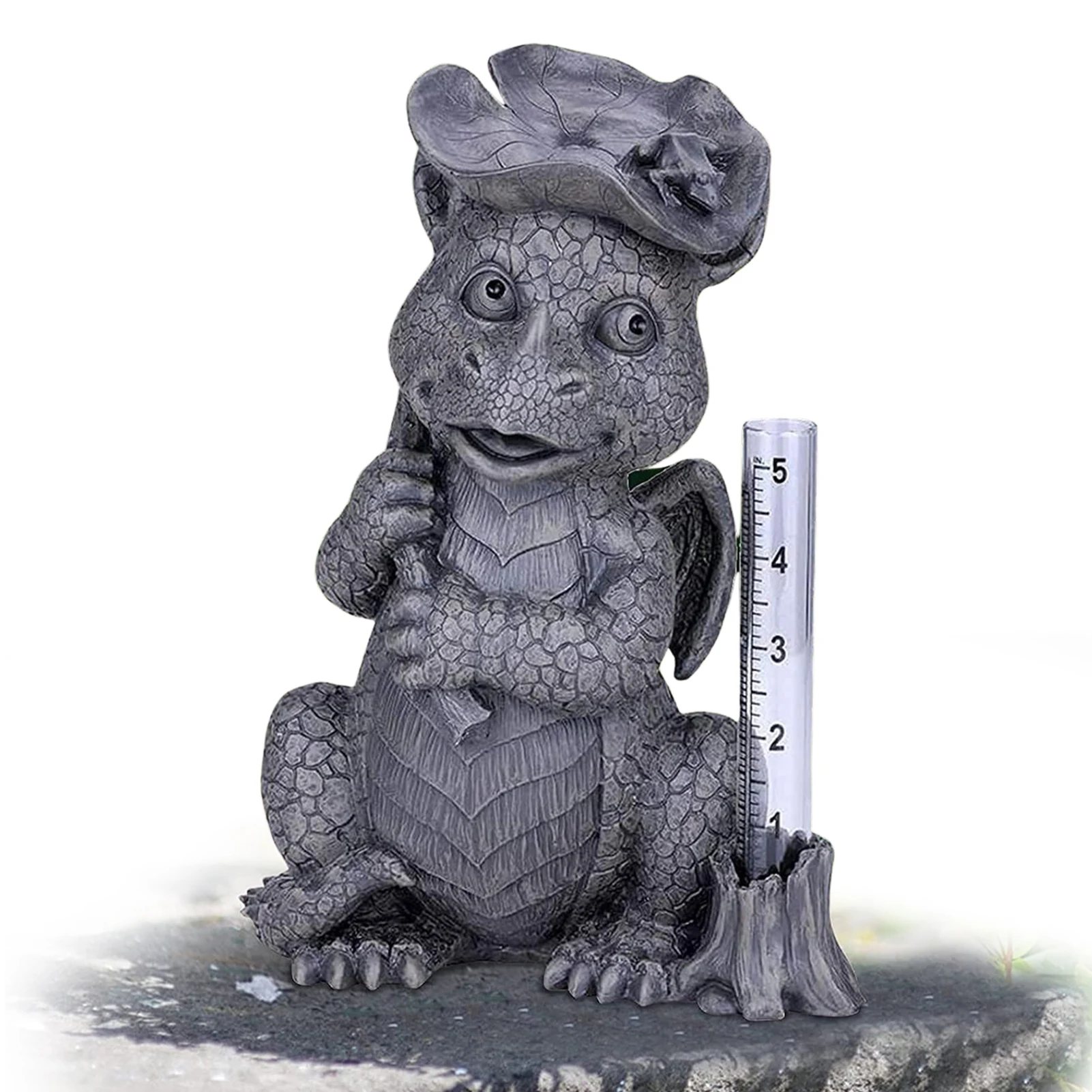 

Садовый дождь в Форме Дракона, креативная садовая стойка для двора, патио, уличное декоративное украшение в Форме Дракона