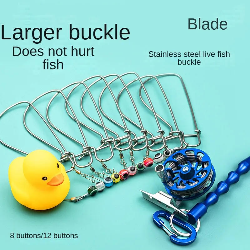 

Metal lure live fish clamp stainless steel fish clamp set.