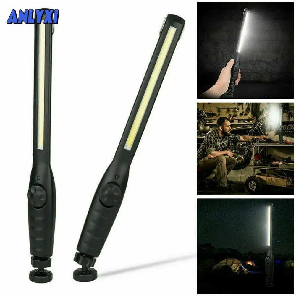 

Inspection Outdoor Torch Lamp Color Light Work Rechargeable Protable Flashlight Mechanic Black Spotlight