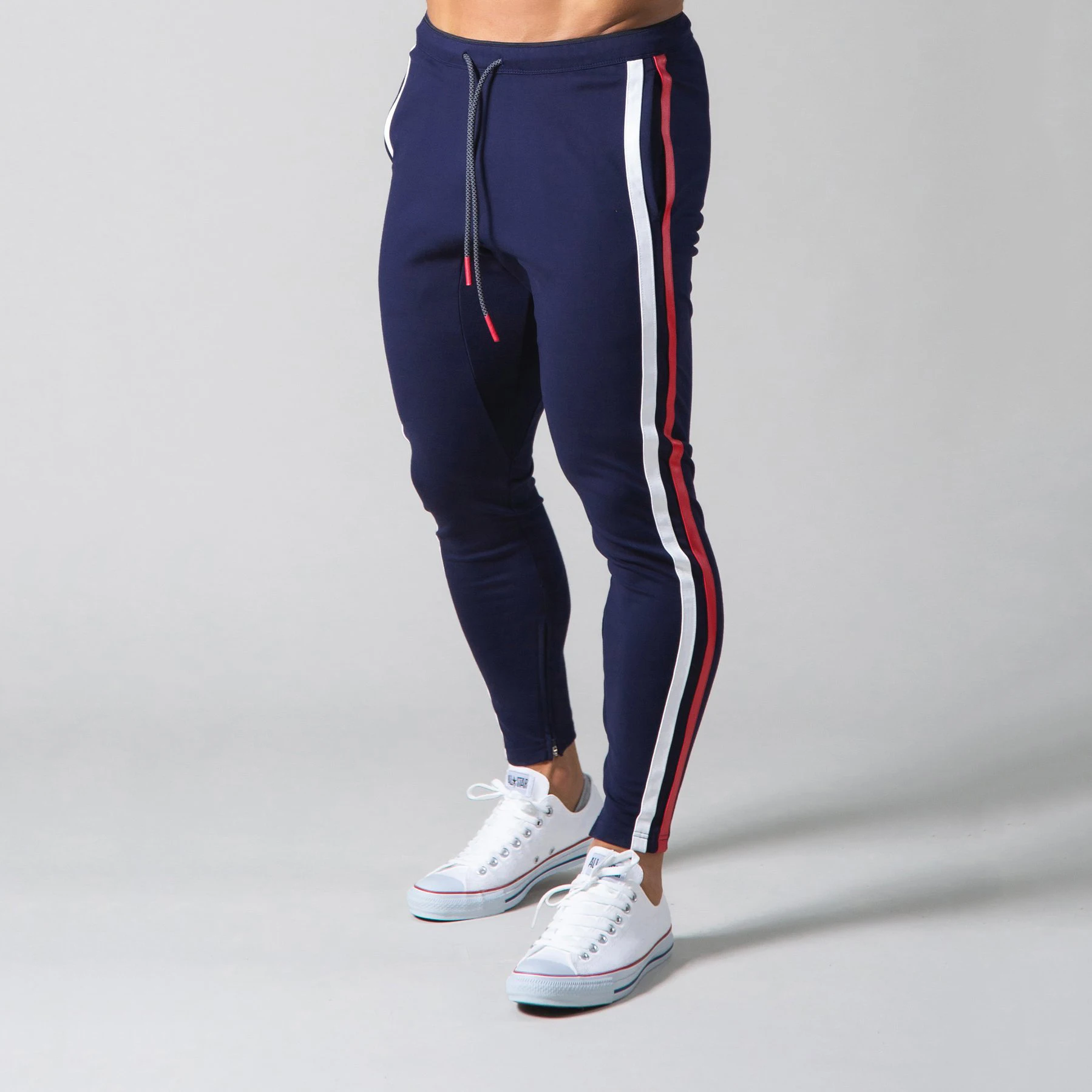 

Men Homme Muscle Fit Streetwear Jogger Fitness Drawstring Bodybuilding Hombre Sweatpants Trousers Men Gym Silm Fit Pants