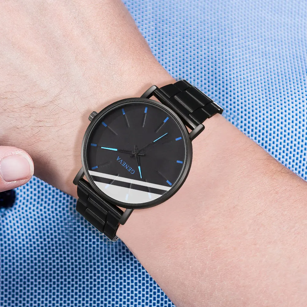 3 шт./комплект женские кварцевые часы с кожаным ремешком