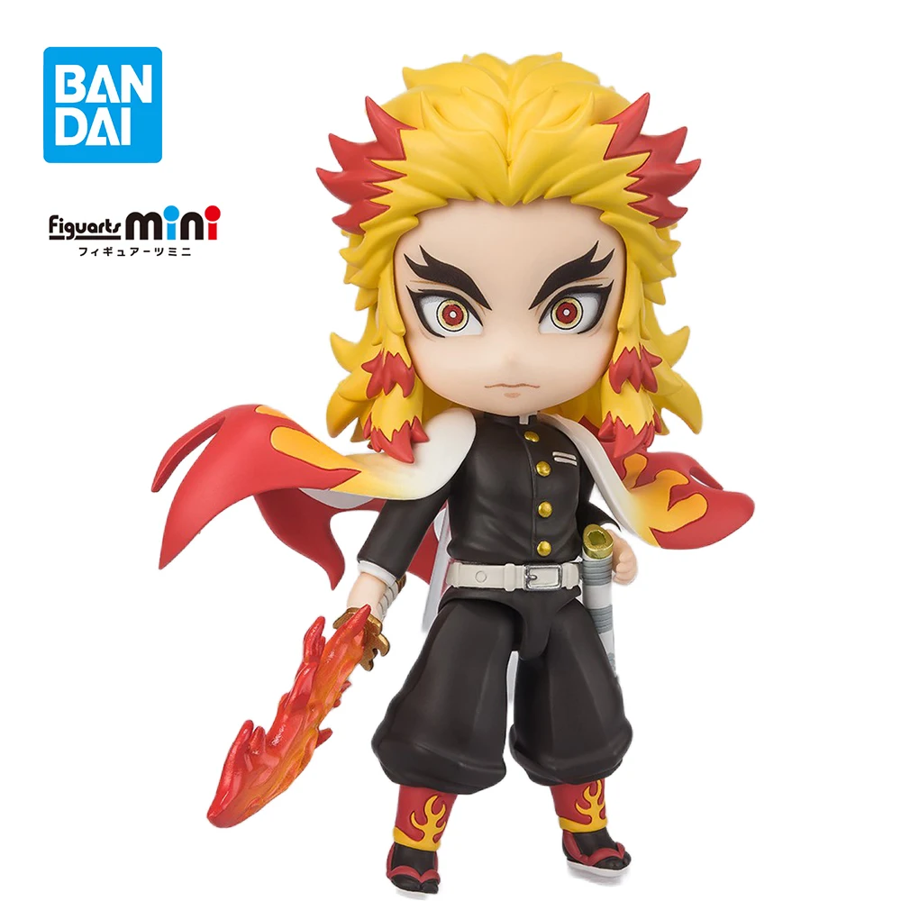 

Bandai Figuarts Mini Demon Fm Slayer Rengoku Kyoujurou Original Anime Figure Model Action Collectible Child Toys 9Cm