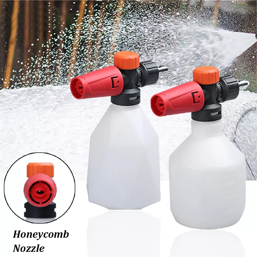 

High Pressure Washer Portable Snow Foam Lance Foam Generator 1/4" Quick Release Connector Foam Gun