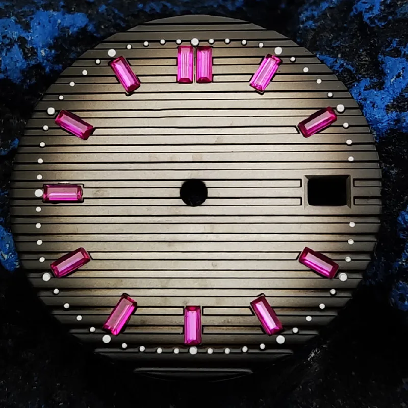 NH35 Dial And Hands 29.8MM Dial Luminous with Diamonds Multi-coloured Dial Accessories for NH35/NH36 Movement