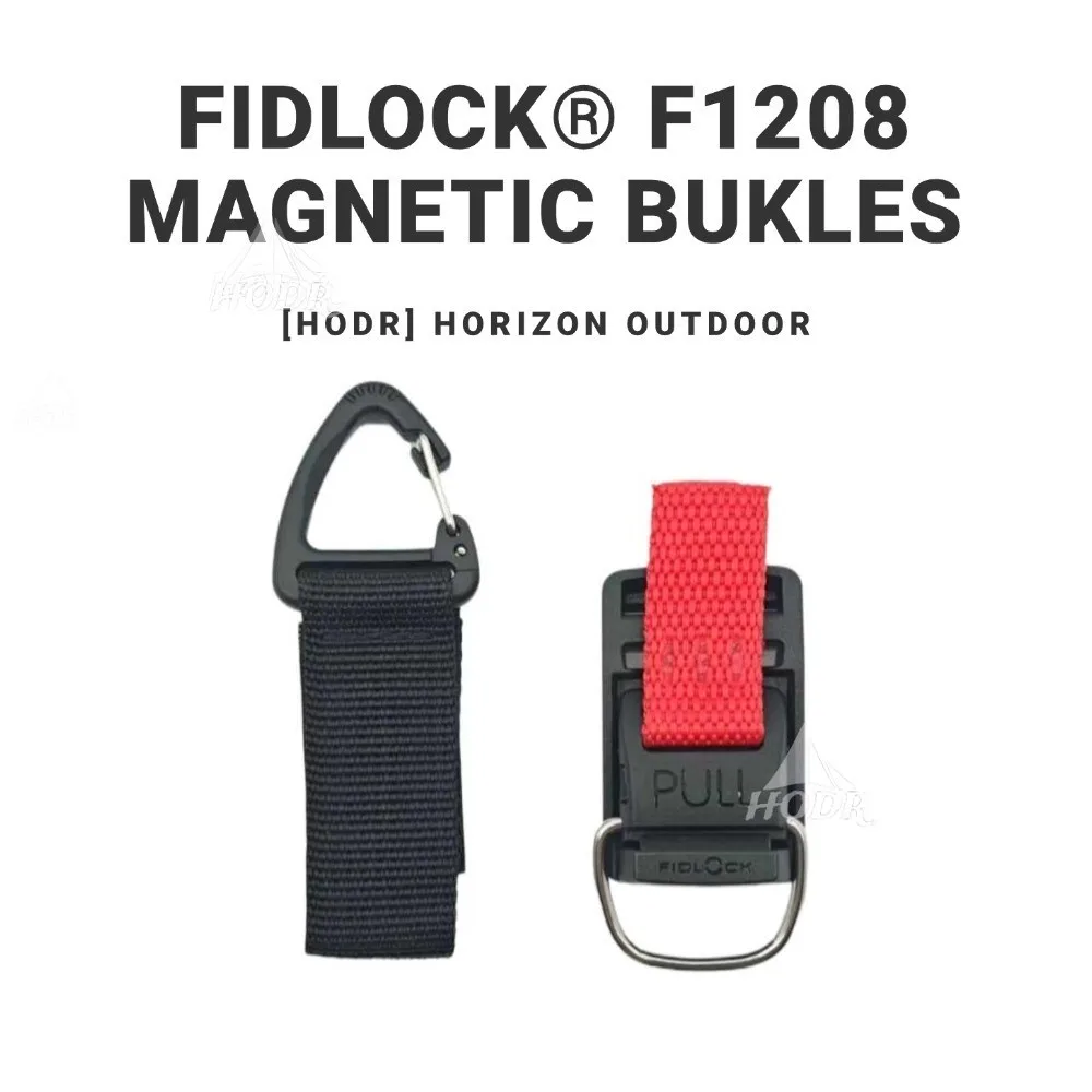 Фото [HODR] Fidlock F1208 Магнитные пряжки 20 мм Molle Магнитные зажимы Быстросъемные тактические пешие прогулки Кемпинг Открытый EDC №1