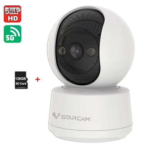 IP-камера Vstarcam 5 Мп HD с автослежением, Wi-Fi 5 ГГц