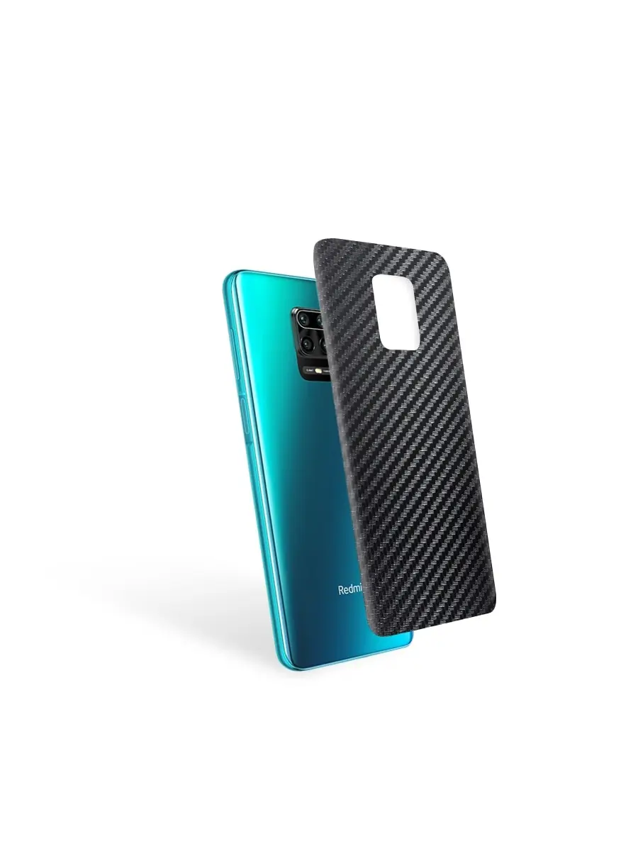 Пленка защитная MOCOLL для задней панели XIAOMI Redmi Note 7 Карбон Черный - купить по