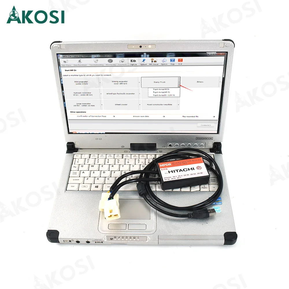 MPDR 3 9 Hitachi Heavy Duty диагностический сканер-тестер для экскаватора-погрузчика ZX-1 ZX-3