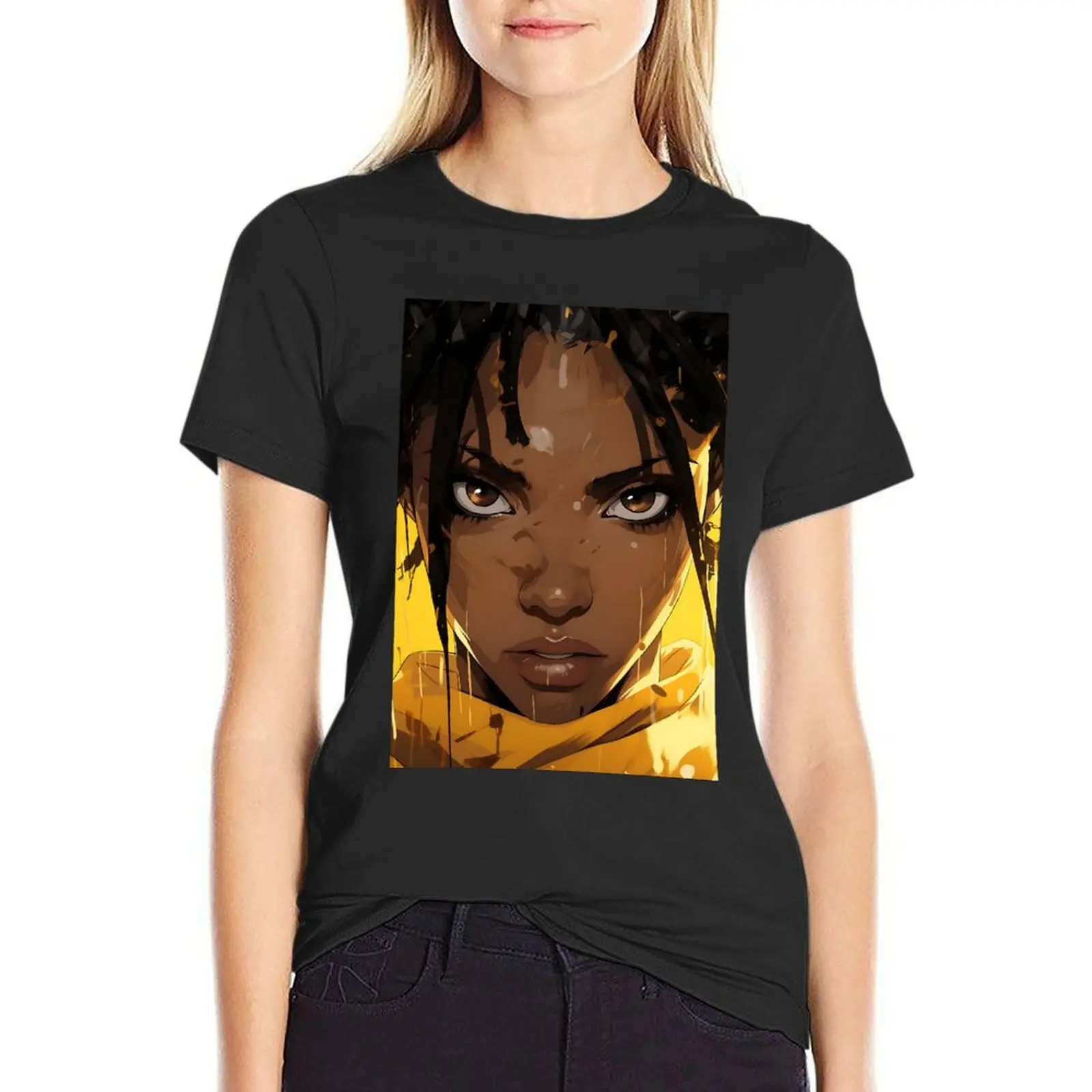 Женская винтажная хлопковая футболка новая серия