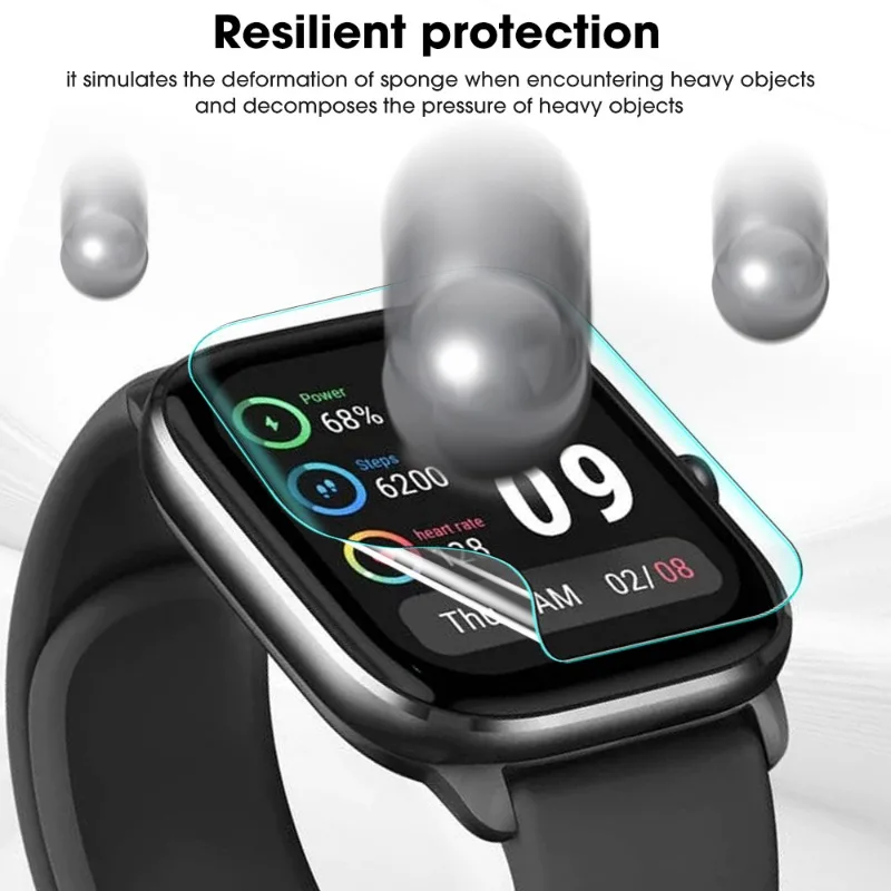 Гидрогелевая пленка для Xiaomi Band 8 Active HD