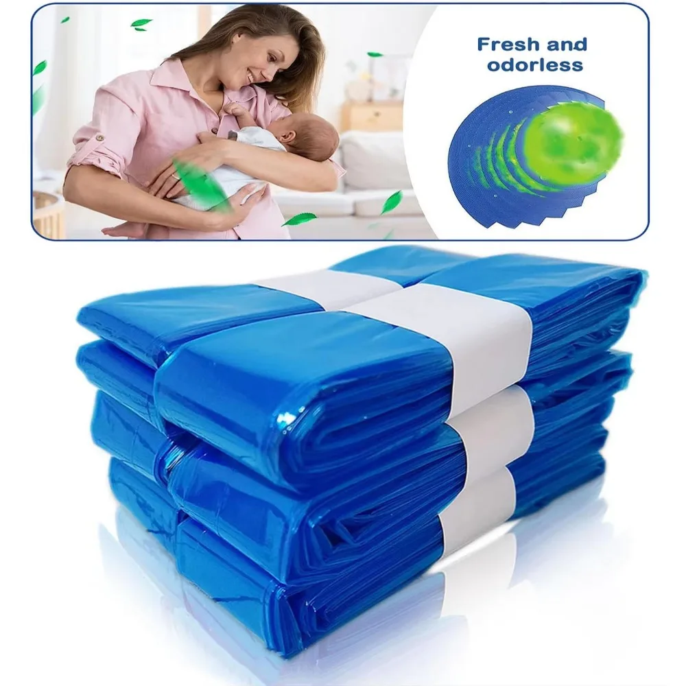 Одноразовые мешки для мусора Angelcare & Tommee Tippee синего цвета