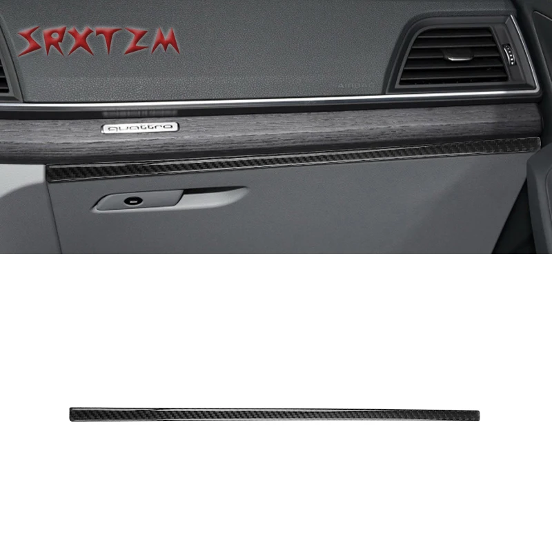 

For Audi Q5 2018-2022 LHD Copilot Side Dashboard Decor Cover Trim Carbon Fiber Sticker