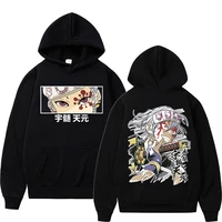 hot new sale anime demon slayer eyes printing hoodie men women casual hip hop sweatshirt streetwear mens uzui tengen sweatshirts