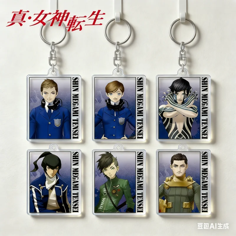 Фото Брелок-подвеска для косплея Shin Takeba Megami Yuuki Tensei Makoto Yukari, акриловый брелок, изысканный продукт, подарок для фанатов №1