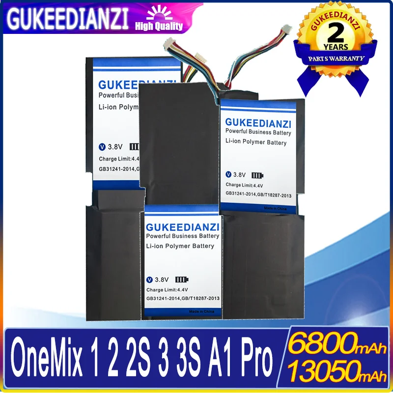 

6800/13050mAh battery For One-Netbook OneMix 1 2 2S 3 pro 3S 3pro OneMix3S A1 For JJY 2855125 H-687292P OneMix3 OneMix2 OneMix2S