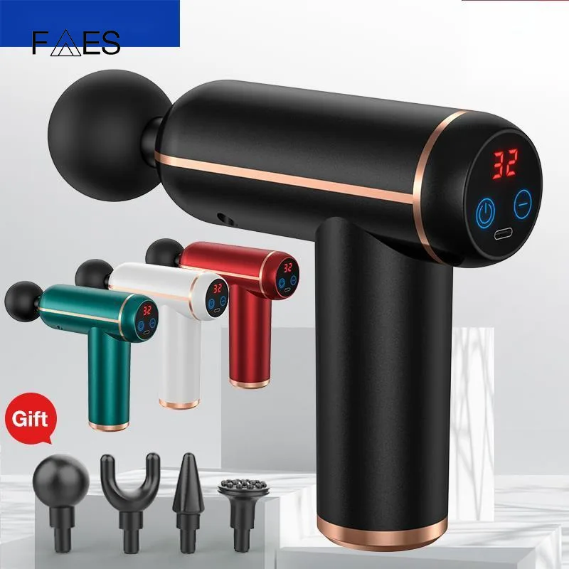 

Массажный пистолет, портативный перкуссионный пистолет, массажер для тела, шеи, глубоких тканей, расслабление мышц, снятие боли в подагре, в...