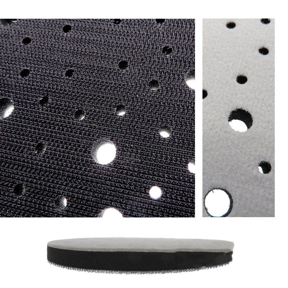 

1PCS 6Inch 150mm 70 Holes Soft Sponge Interface Pad For Sanding Pads Hook&Loop Sanding Discs Sander Backing Pads Buffer