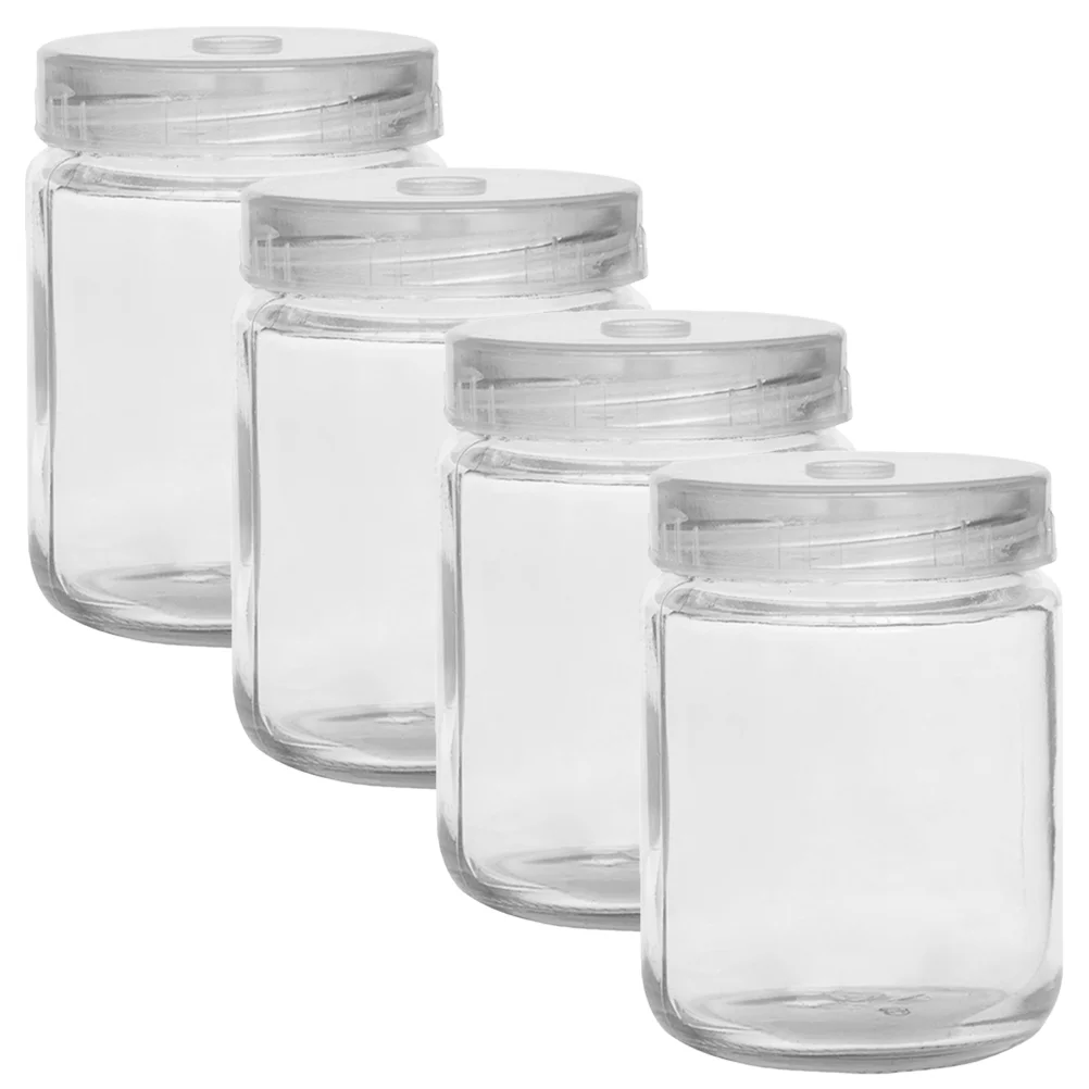 4 шт. банка для выращивания грибов с крышкой контейнер растений широким горлышком