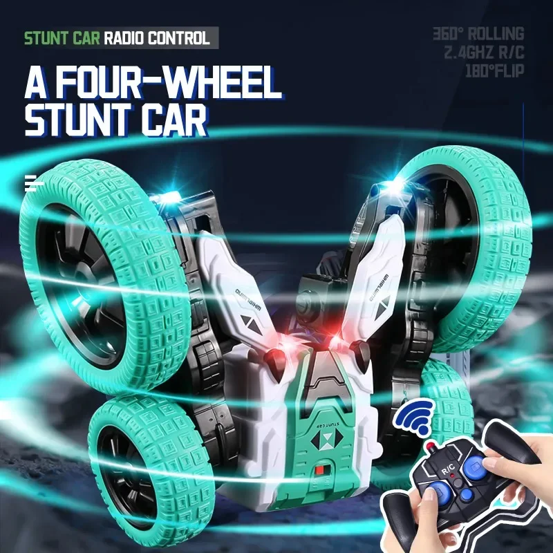 Необычный трюковый автомобиль 360° ° Вращающийся с дистанционным управлением