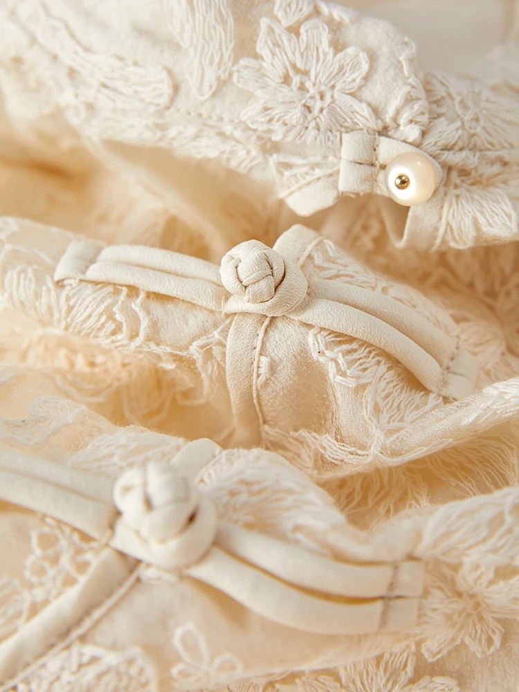 Тяжелая промышленность трехмерное кружевное платье с цветочным принтом новое