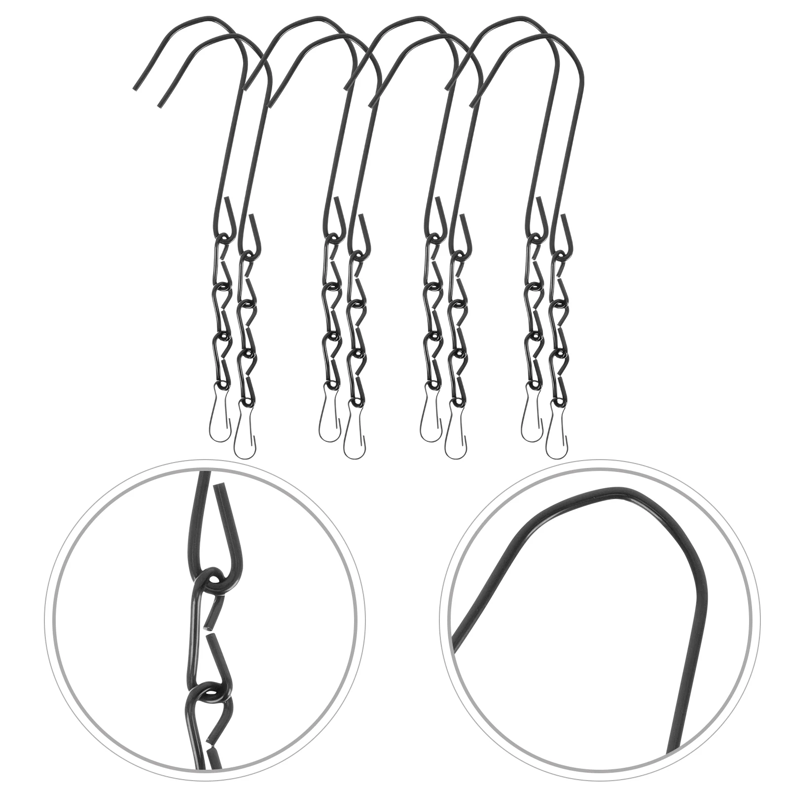 

Chain Hanging Chains Basket Pot Flower Hooks Hangers Bird Lock Feeders Garden Replacement Planters Indoor Lantern Cage Hook