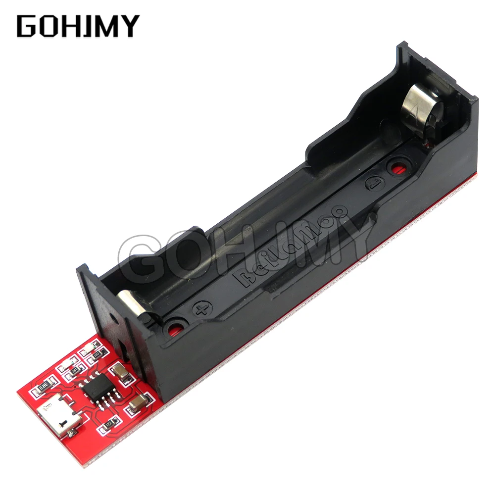 Модуль зарядного устройства TEC4056 gohjmy 18650, зарядное устройство 4,2 в для литиевых батарей 18650, зарядное устройство для литиевых батарей, Модуль платы без защиты