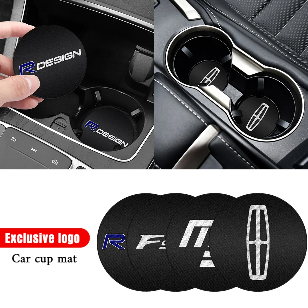 1/2 шт. Стайлинг автомобиля Подставка под стакан для воды Нескользящая подставка