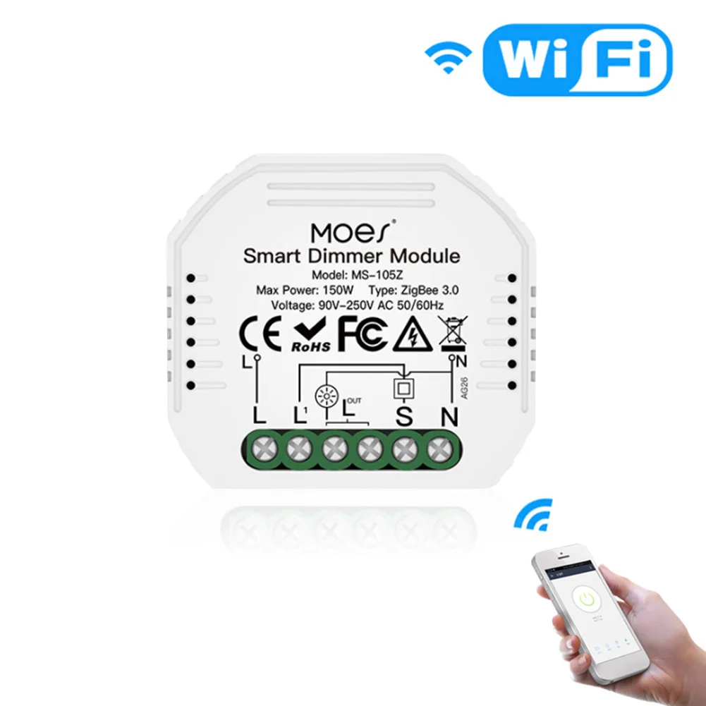

Мини-светодиодный Wi-Fi диммер с дистанционным управлением