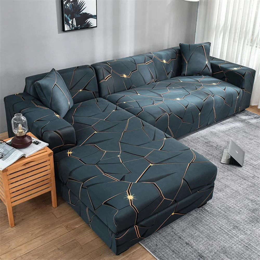 

Elastic Sofa Covers for Living Room Stretch Slipcovers Sectional Couch Cover L Shape Corner Armchair Cover 1/2/3/4 Seater Covers