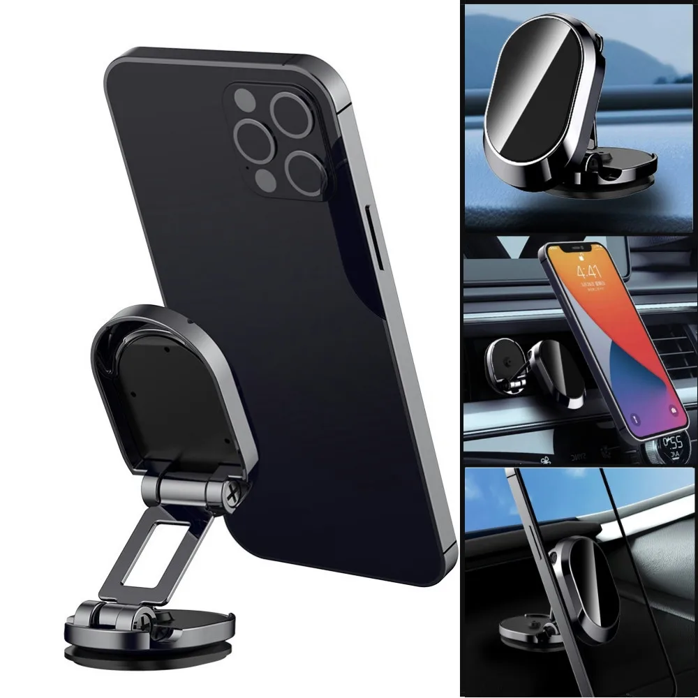 

2022 Magnetic Car Phone Holder Magnet Smartphone Mobile Stand Cell GPS Support For iPhone 13 12 XR Xiaomi Mi Huawei Samsung LG