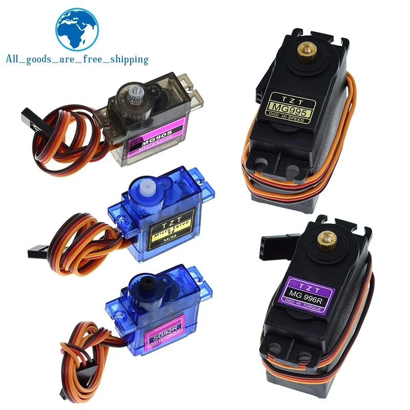 Сервопривод SG90 SG02R MG90S MG995 MG996 металлическая Шестерня для модели вертолета лодки