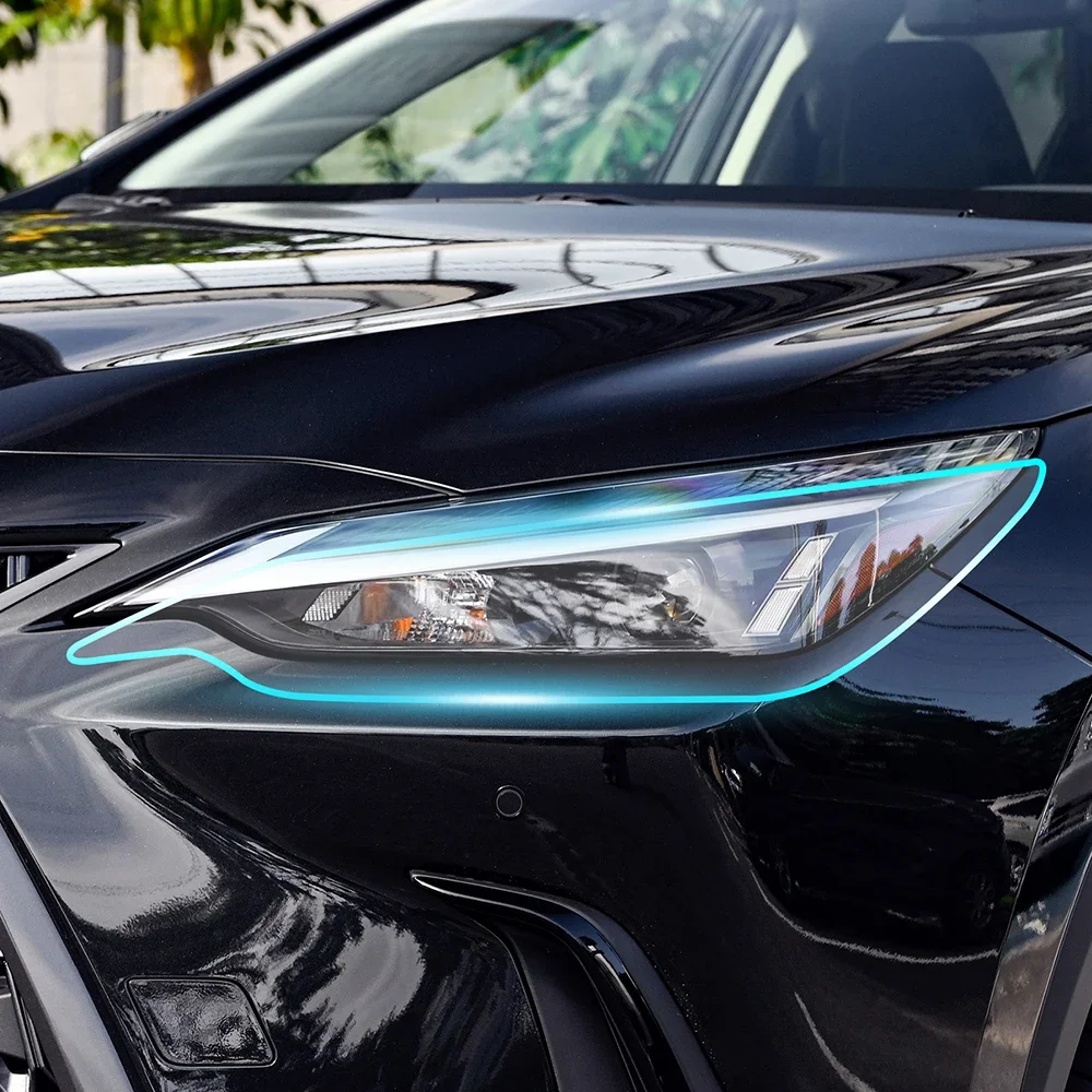 Фото Для Lexus NX 250 350 350H 450H 2022 2023 2024 Прозрачная предварительно вырезанная защитная пленка PPF для автомобильной краски, зеркало заднего вида из ТПУ для фар №1