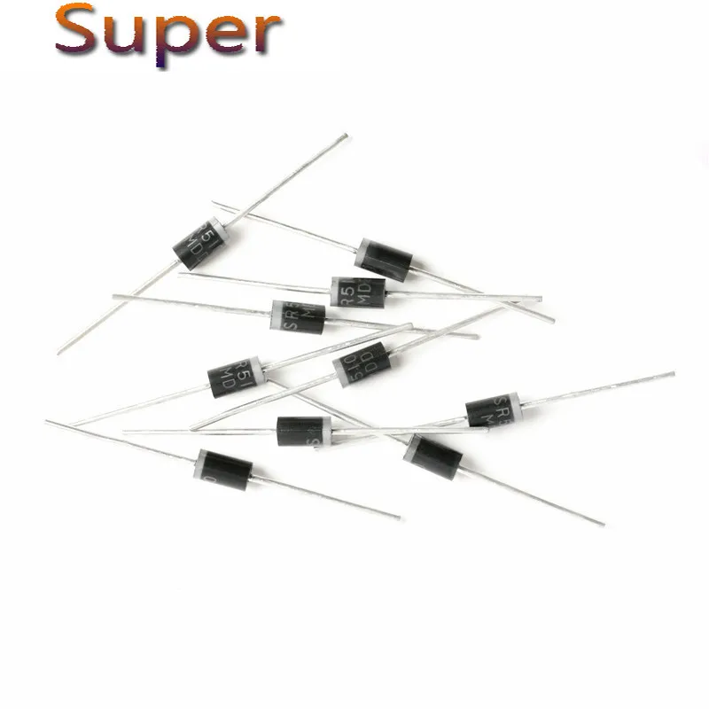 Диод Шоттки SR3100 SR560 SR540 SR5200 SR5100 SR3200 DO-27 SB5100 SB560 SB540 SB3100 3A 5A 40V 60V 1000V 2000V DIP 20 шт. |