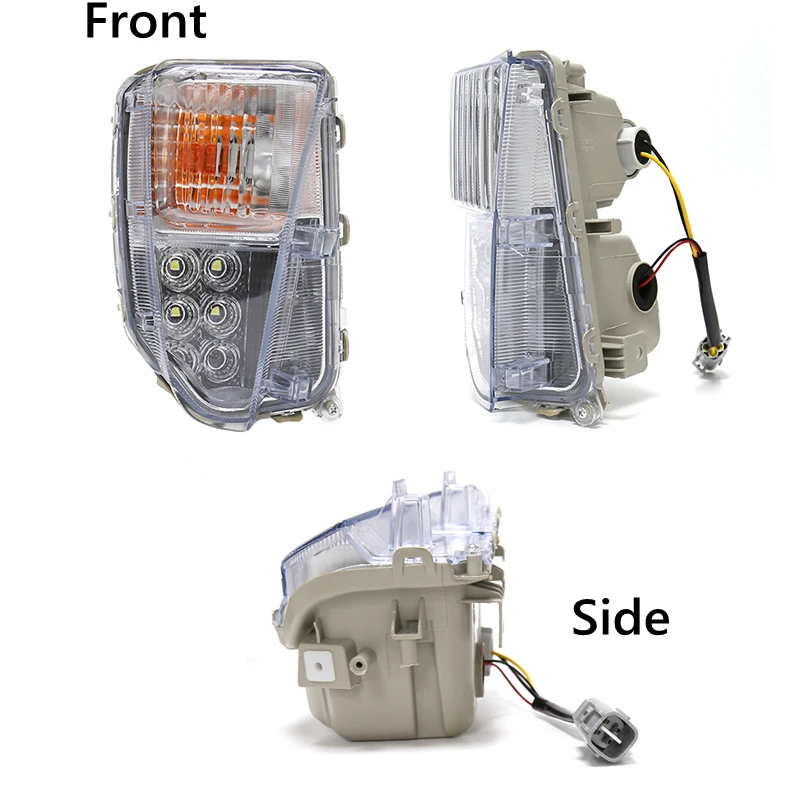 2x светодиодные противотуманные фары DRL дневные ходовые огни для Toyota Prius 2012-2015 ZVW30