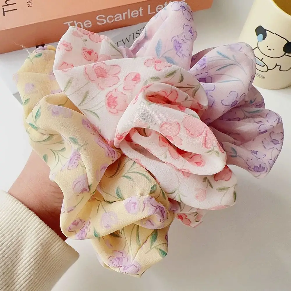 

For Girls Hair Ties For Women Hair Band Korean Style Hair Rope Women Hair Ring Flower Hair Scrunchies Ponytail Holder