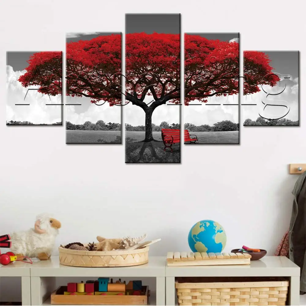 

Artsailing Flower Tree Abstract Hd Prints Picture Home Decoration Paintings Canvas Lage Wall Poster Artwork For Living Room