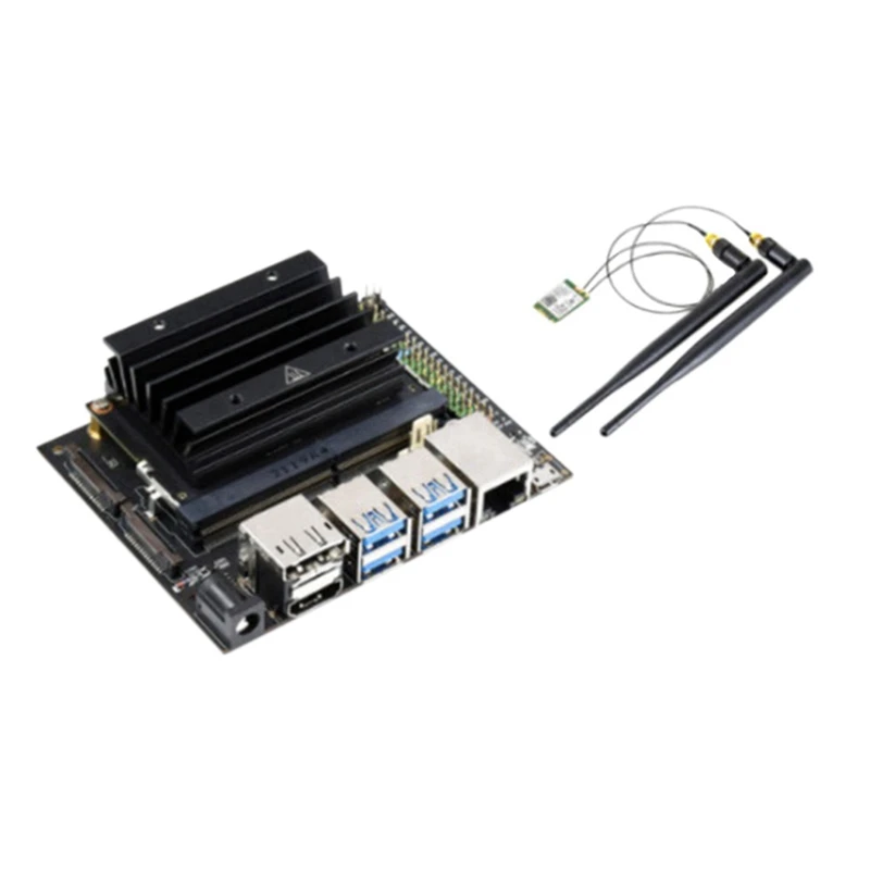

For Jetson Nano 4GB Developer Kit AI Artificial Intelligence Development Board+Network Card 2.4Ghz/5Ghz Dual Band WIFI
