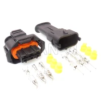1 set 3 way car male female docking connector 1928404073 1928403110 1928403966 auto camshaft sensor wiring cable socket