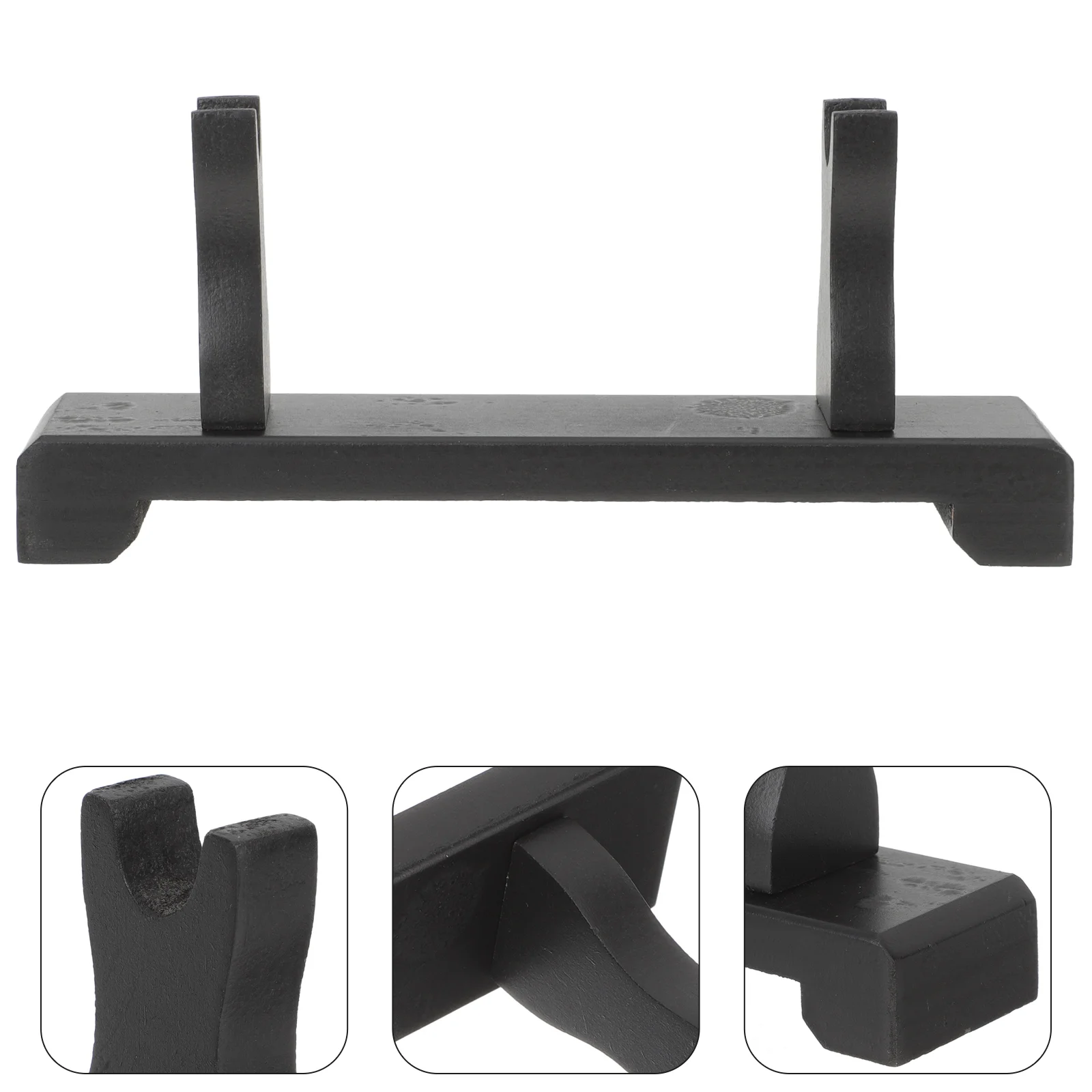 

Rack Holder Stand Display Scroll Bracketdesktop Wooden Wood Decorative Katana Samurai Japanese Home Tabletop Table Calligraphy