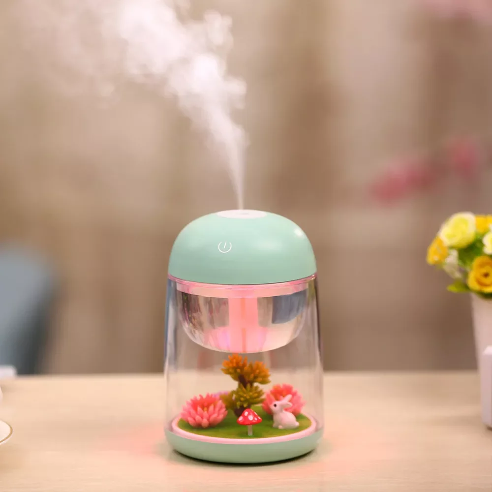 Air Humidifier Aromatherapy Diffuser Transparent Micro-landscape Mist Humidifier Spray Air Purifier Diffuser Fragrance Diffusers