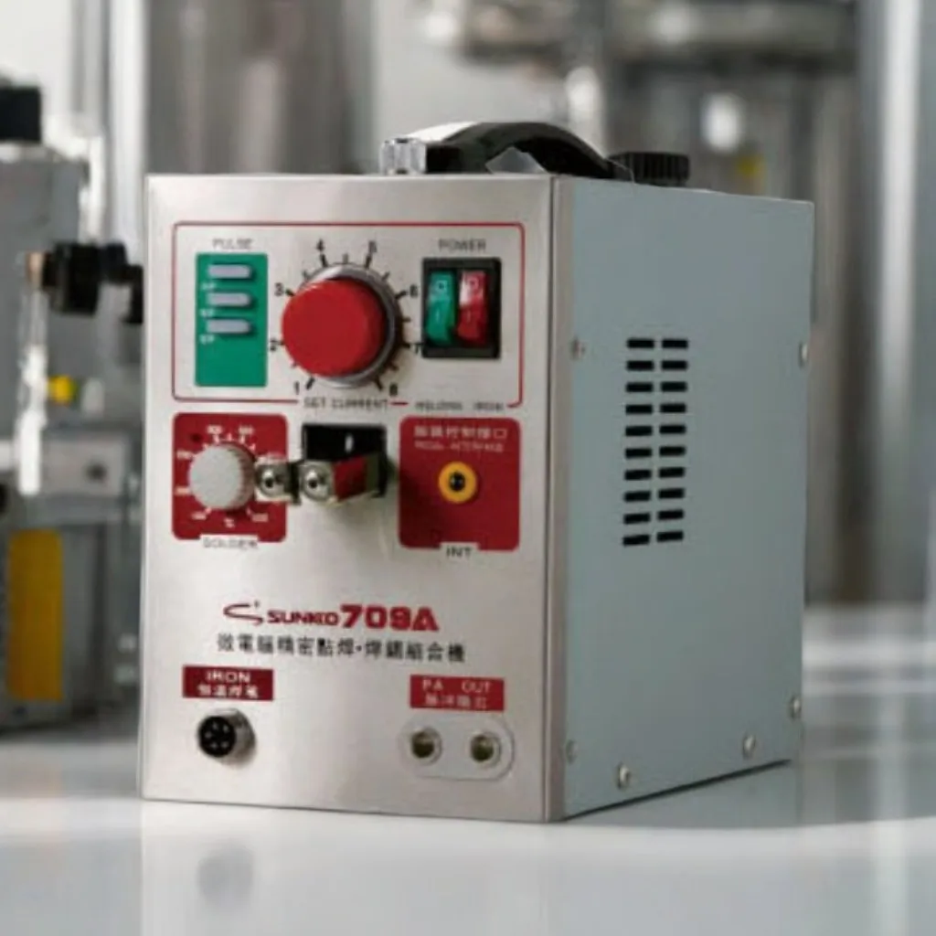 SUNKKO 709A Battery Spot Welder Precision Pulse Welding Machine With Mobile Soldering Pen Thickness 0.3MM 220V110V