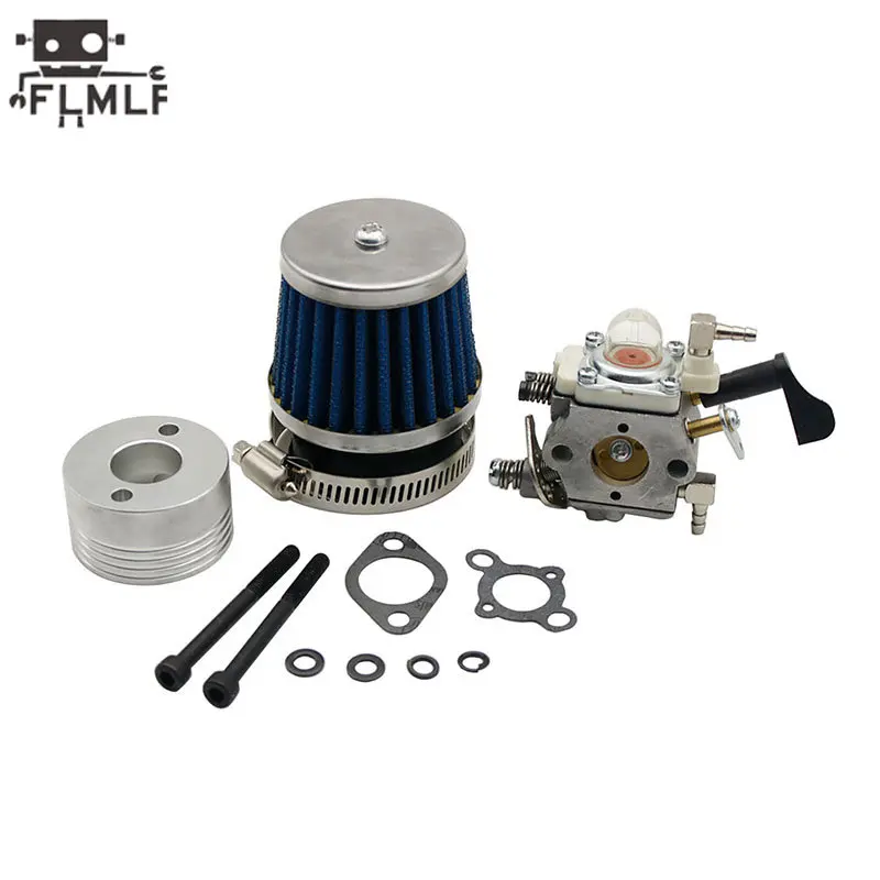 Rc-Auto-Luftfilter + Vergaser + Kraftstoffleitung des 23CC ~ 58CC-Motors für 1/5 Hpi Rofun Km Rovan LT Baja FG ZENOAH CY RCMK GoPed Redcat – Detail 3