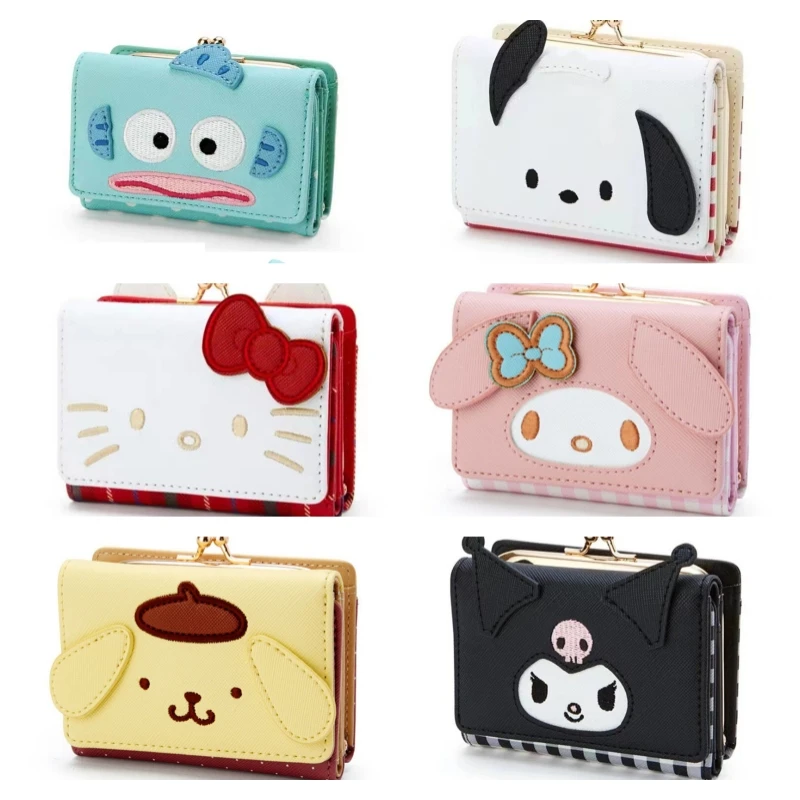 MINISO Sanrio кавайный кошелек брелоки Hello Kitty Моя Мелодия косплей сумка Kuromi рюкзак