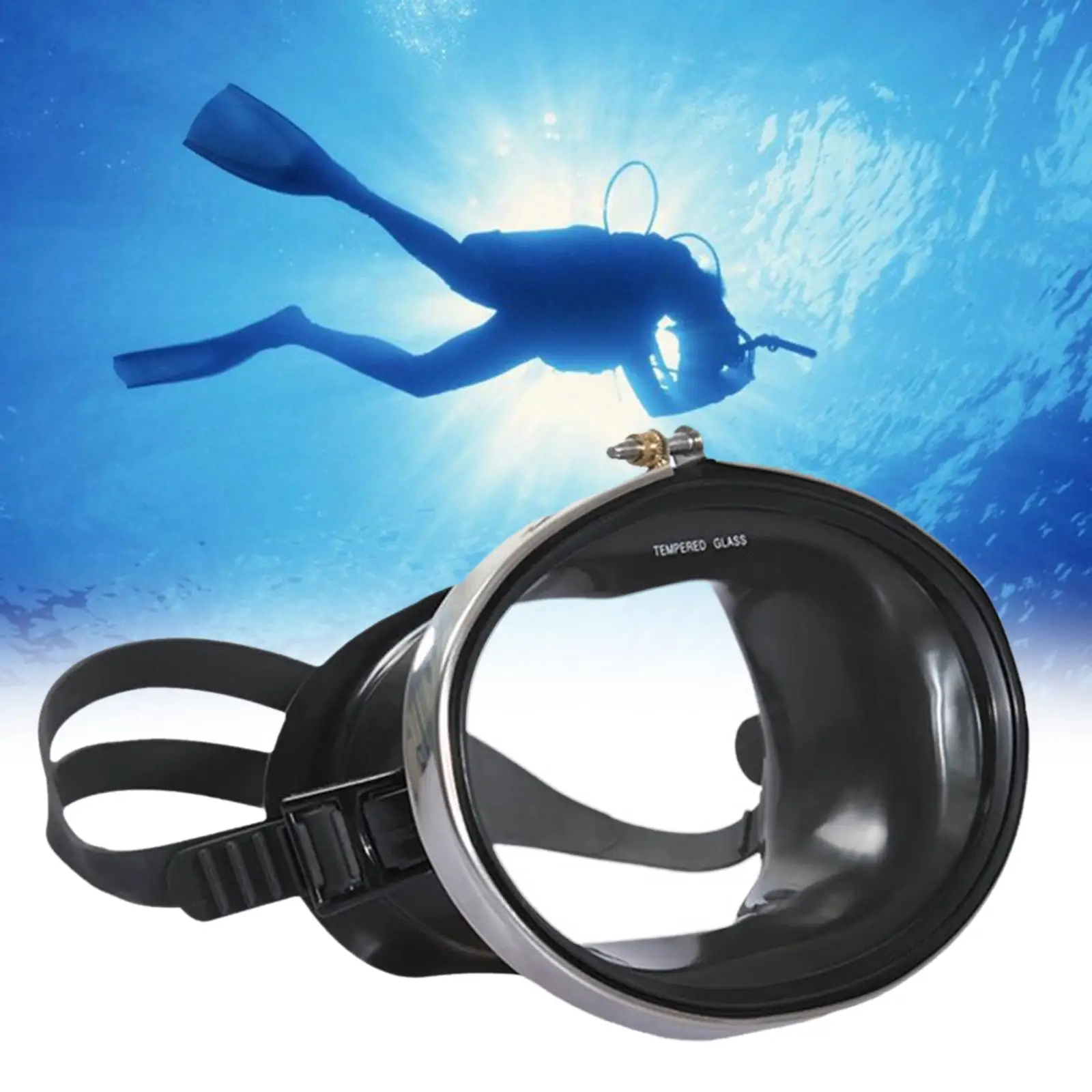 

Dive Mask for Adults Wide View Waterproof Fisherman Swimming Goggles Eyewear