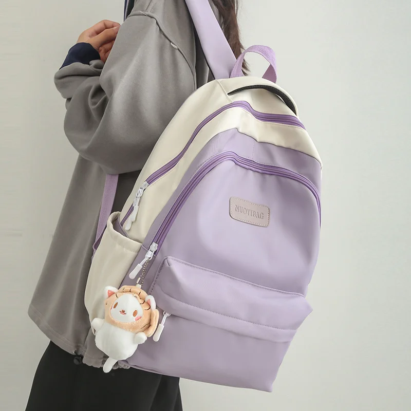 

Fashion Waterproof Backpack Travel Bag Rucksack Girls Cute Bookbag Kawaii Candy Women College Sweet Mochila for Teens Schoolbag