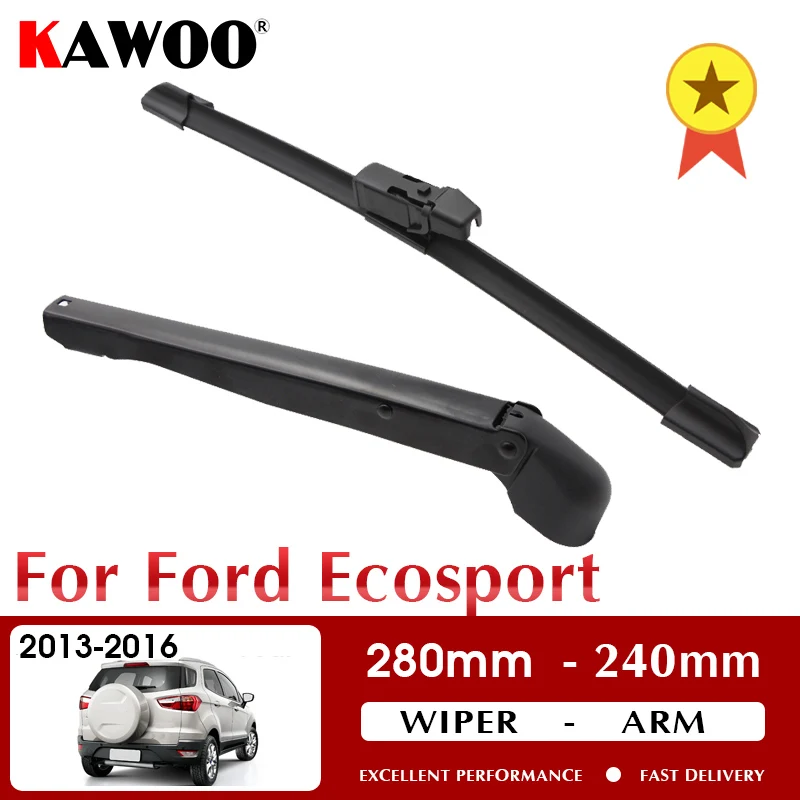 

Car Rear Wiper Blades Back Window Wipers Arm For Ford For Ecosport Hatchback 2013-2016 305mm Auto Windscreen Car accessories