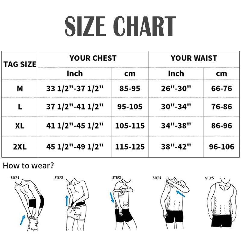 Be-In-Shape Men Slimming Body Shaper Waist Trainer Vest Tummy Control Posture Shirt Back Correction Abdomen Tank Top Shaperwear