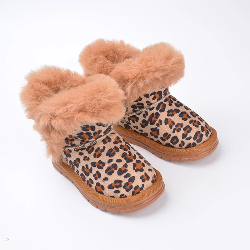 Модные Короткие Ботинки На Плюшевой Подкладке Для Девочек